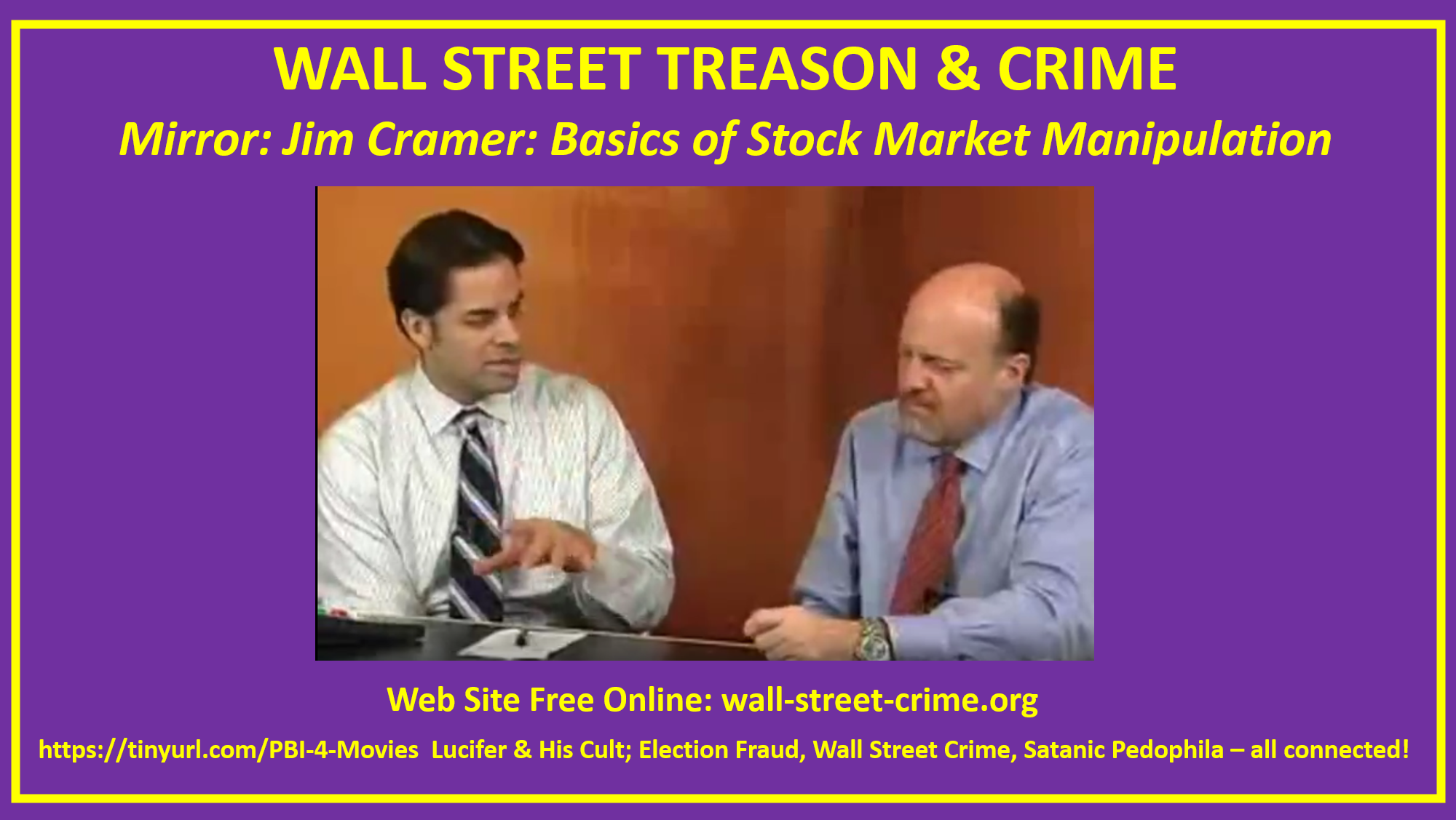 Mirror Jim Cramer Explaining The Basics Of Stock Market Manipulation